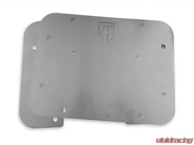 KD Fabworks 10-16 Jeep JK Tire Carrier Delete with License Plate Mount - JK-1002