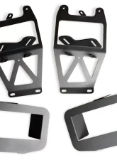 KD Fabworks Bumper Brackets for 20" LED light bar 99.5-04 Ford Superduty F250 | F350 | Excursion 99-04                                     - TR-0004 - Image 2