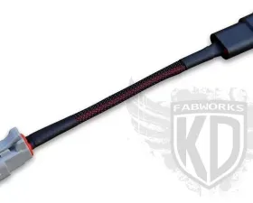 KD Fabworks Plug-and-Play Foglight to LED Light Bar Adapter Harness H10 | 9005 | 9006
