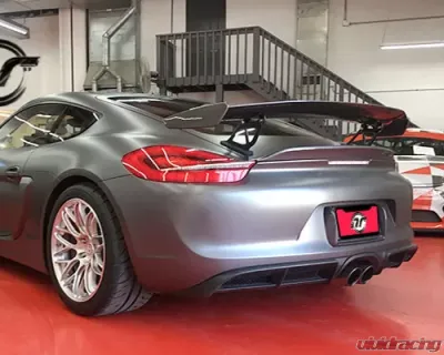 NR Auto GT4 Style Rear Carbon Fiber Blade Porsche 981 Cayman | Boxster 2013-2016 - 98102-CFB