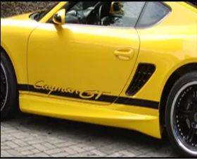 NR Auto Polyurethane Side Skirts Porsche 987 Boxster 2005-2012