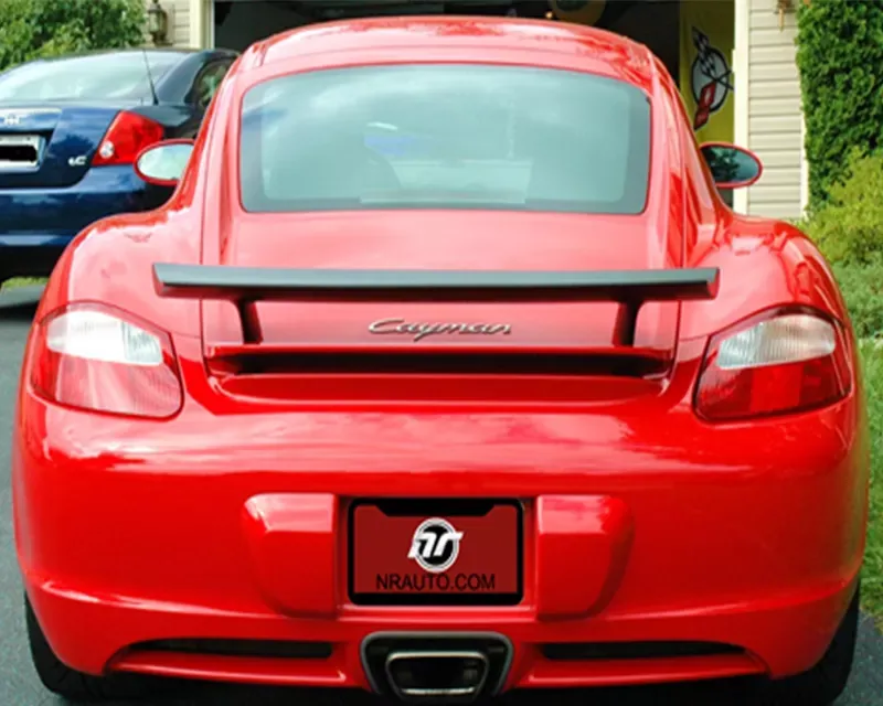 NR Auto Cayman R Style Carbon Rear Spoiler Porsche 987 Porsche Cayman | Boxster 2005-2012 - 98703-CCF
