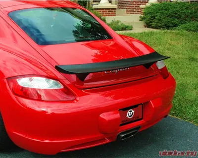 NR Auto Cayman R Style Rear Spoiler Porsche 987 Porsche Cayman | Boxster 2005-2012 - 987803-C