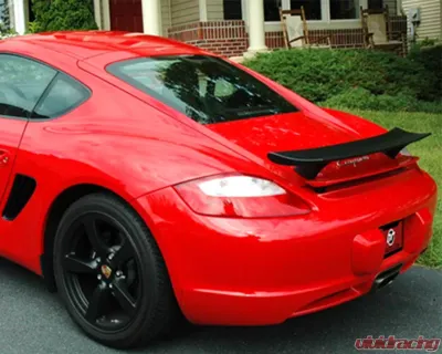 NR Auto Cayman R Style Rear Spoiler Porsche 987 Porsche Cayman | Boxster 2005-2012 - 987803-C