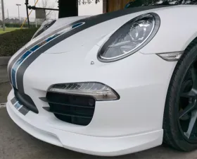 NR Auto Type 1 Front Spoiler with Black FRP Splitter Porsche Carrera 991 2012-2016