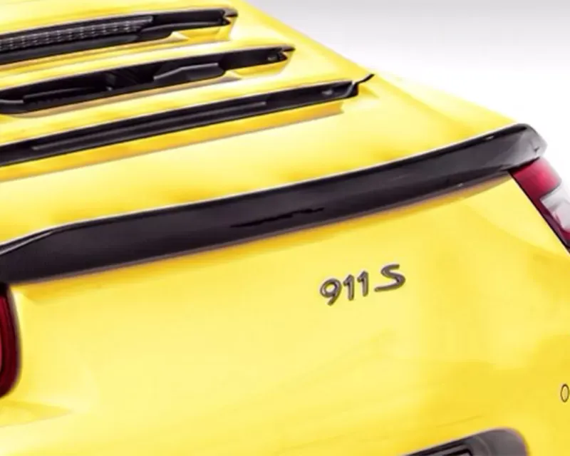 NR Auto Vsport Carbon Fiber Rear Engine Lid Spoiler Porsche 991 Carrera 2012-2016 - 99102-LPCF