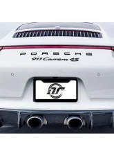 NR Auto Aero Kit with CF Splitter & Rear Finned Diffuser Porsche 991.2 Carrera Center Exhaust Model 2017-2020                                     - 99133-KCF - Image 6