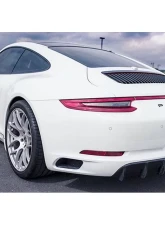 NR Auto Aero Kit with CF Splitter & Rear Finned Diffuser Porsche 991.2 Carrera Center Exhaust Model 2017-2020                                     - 99133-KCF - Image 5