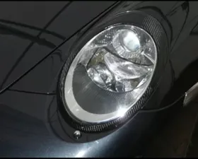NR Auto Carbon Fiber Headlight Covers Porsche 997 2007-2012
