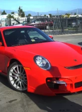 NR Auto GT Front Bumper w/ Polyurethane Lip Porsche 997 & 997TT 2005-2009                                     - 99723 - Image 3