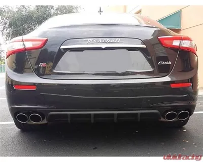 NR Auto Rear Bumper Finned Diffuser Maserati Ghibli 2014-2017 - 14010