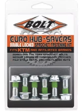 Bolt Motorcycle Euro Style Hub-Savers Double Locked Sprocket Fastening Kit                                     - 2008-HS.EU - Image 2