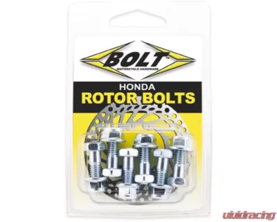 Bolt Motorcycle Rotor Bolts Front & Rear Honda CR | CRF | XR 1992-2020 - 2009-HRTR