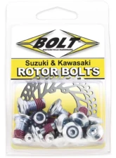 Bolt Motorcycle Rotor Bolts Suzuki RM/DRZ/RMZ 1990-Up | Kawasaki KX 2000-2020/KLR650 1987-2018                                     - 2009-SKRTR - Image 2