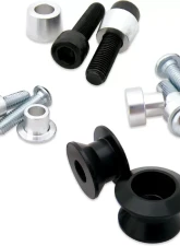 Bolt Motorcycle Swingarm Spools Black                                     - 2009-SSS.BK - Image 2