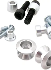 Bolt Motorcycle Swingarm Spools Silver                                     - 2009-SSS.S - Image 2
