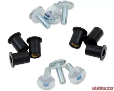 Bolt Motorcycle Windscreen Fasteners 6 Pack - 2009-WSF