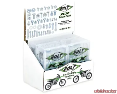 Bolt Motorcycle Track Pack - 6 Pack Display Kawasaki KX | KXF 2003-2018 - 2014-6KXTP
