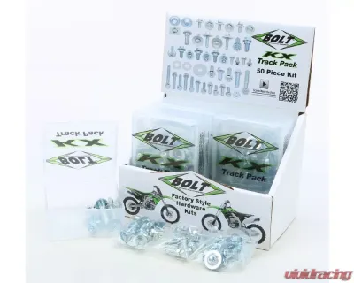 Bolt Motorcycle Track Pack - 6 Pack Display Kawasaki KX | KXF 2003-2018 - 2014-6KXTP