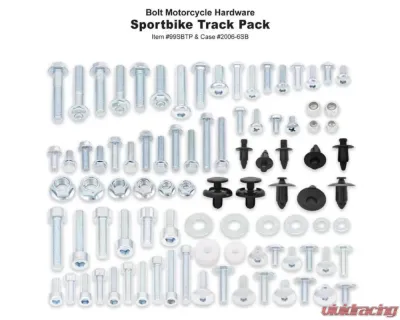 Bolt Motorcycle Sportsbike Fastener Kit - 99SBTP