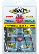 Bolt Motorcycle Anodized Seat Button For Honda | Suzuki | Yamaha | Kawasaki Off-Road Models                                     - BMH-SB - Image 2