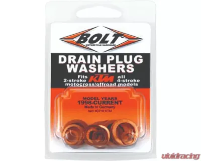 Bolt Motorcycle Drain Plug Washers KTM 2/4-Stroke - DPW.KTM