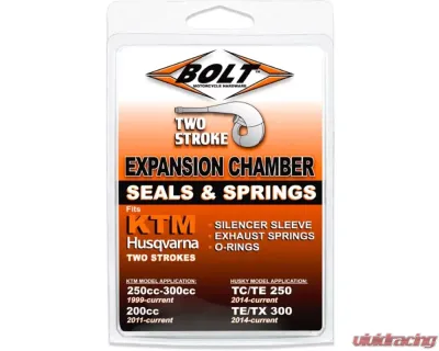 Bolt Motorcycle 2-Stroke O-Ring Spring And Coupler Kit KTM 200cc 2000+ | 250cc/300cc 1999+ - EU.EX.200-300CC