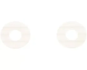 Bolt Motorcycle Semi-Transparent Nylon Washer 5X14MM - 10/Pack