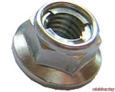 Bolt Motorcycle Fuji-Style 10MM Hex Locking Flange Nuts 6X1.0MM - 10/Pack - 021-30610