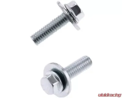 Bolt Motorcycle 8MM Hex Head Flange Bolt 6X1.0X20MM With 20MM Washer - 10/Pack - 024-11620