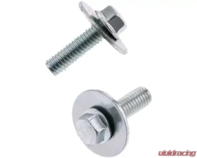 Bolt Motorcycle 8MM Hex Head Flange Bolt 6X1.0X20MM With 16MM Washer - 10/Pack - 024-11626