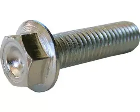 Bolt Motorcycle Low Profile 10MM Hex Head Flange Bolts 8X1.25X20MM - 10/Pack