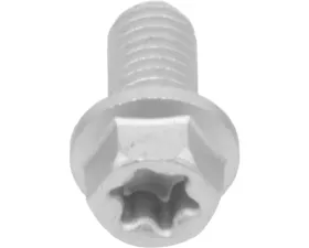 Bolt Motorcycle Dacromet Plated 8MM Flange Bolts 6X12MM - 10/Pack
