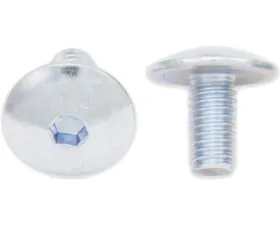 Bolt Motorcycle Oversize Button Head Fairing Bolts M6X12 - 10/Pack