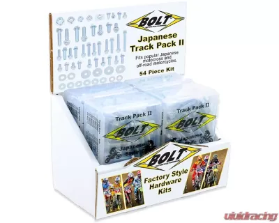 Bolt Motorcycle Japanese Style Track Pack II - 6 Pack Display - 2003-6JTP