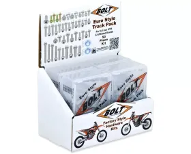 Bolt Motorcycle Euro Style Track Pack II - 6 Pack Display