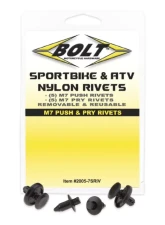 Bolt Motorcycle M7 Push & Pry Rivet Kit 5 Each - 10 Pack                                     - 2005-7SRIV - Image 4