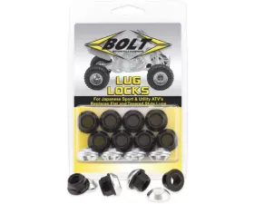 Bolt Motorcycle Lug-Locks Black