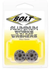 Bolt Motorcycle Aluminum Works Washers 18MM - 10 Pack                                     - 2009-AWW.18 - Image 3