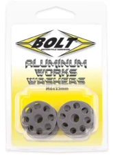 Bolt Motorcycle Aluminum Works Washers 6X25MM - 10 Pack                                     - 2009-AWW.25 - Image 2