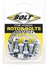 Bolt Motorcycle Rotor Bolts Front & Rear Honda CR | CRF | XR 1992-2020                                     - 2009-HRTR - Image 4