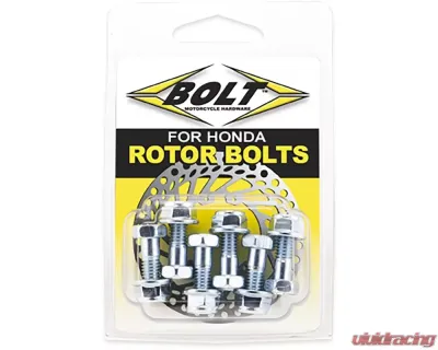 Bolt Motorcycle Rotor Bolts Front & Rear Honda CR | CRF | XR 1992-2020 - 2009-HRTR