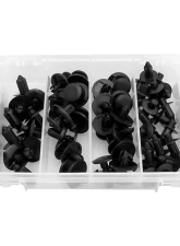 Bolt Motorcycle Black Nylon Rivet Assortment - 80 Pack                                     - 2009-RIVETS - Image 2