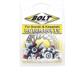 Bolt Motorcycle Rotor Bolts Suzuki RM/DRZ/RMZ 1990-Up | Kawasaki KX 2000-2020/KLR650 1987-2018