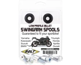 Bolt Motorcycle Swingarm Spools Black
