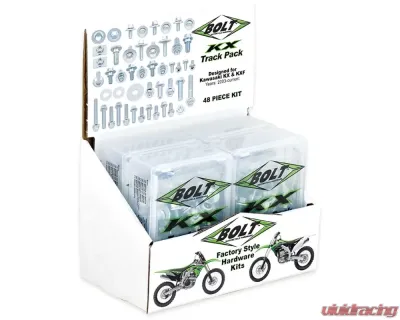 Bolt Motorcycle Track Pack - 6 Pack Display Kawasaki KX | KXF 2003-2018 - 2014-6KXTP