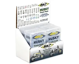 Bolt Motorcycle Pop Display Track Pack Husky - 6/Pack