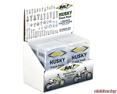 Bolt Motorcycle Pop Display Track Pack Husky - 6/Pack - 6TP-HSK