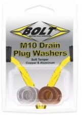 Bolt Motorcycle Crush Washers 10X18MM 5 Aluminum & 5 Copper - 10/Pack                                     - DPWM10.18-10 - Image 2