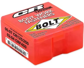 Bolt Motorcycle Full Plastic Fastener Kit Honda CR 1985-2007 | CRF 2002+